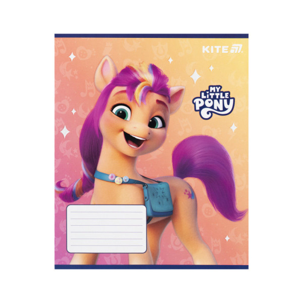 Зошит Kite My Little Pony, 12 аркушів, коса лінія (LP25-235)