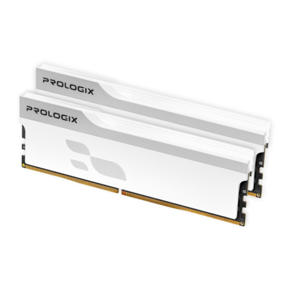 Модуль пам'яті для комп'ютера DDR4 32GB (2x16GB) 3600 MHz Onyx White Prologix (PRO32GB3600YW4K)