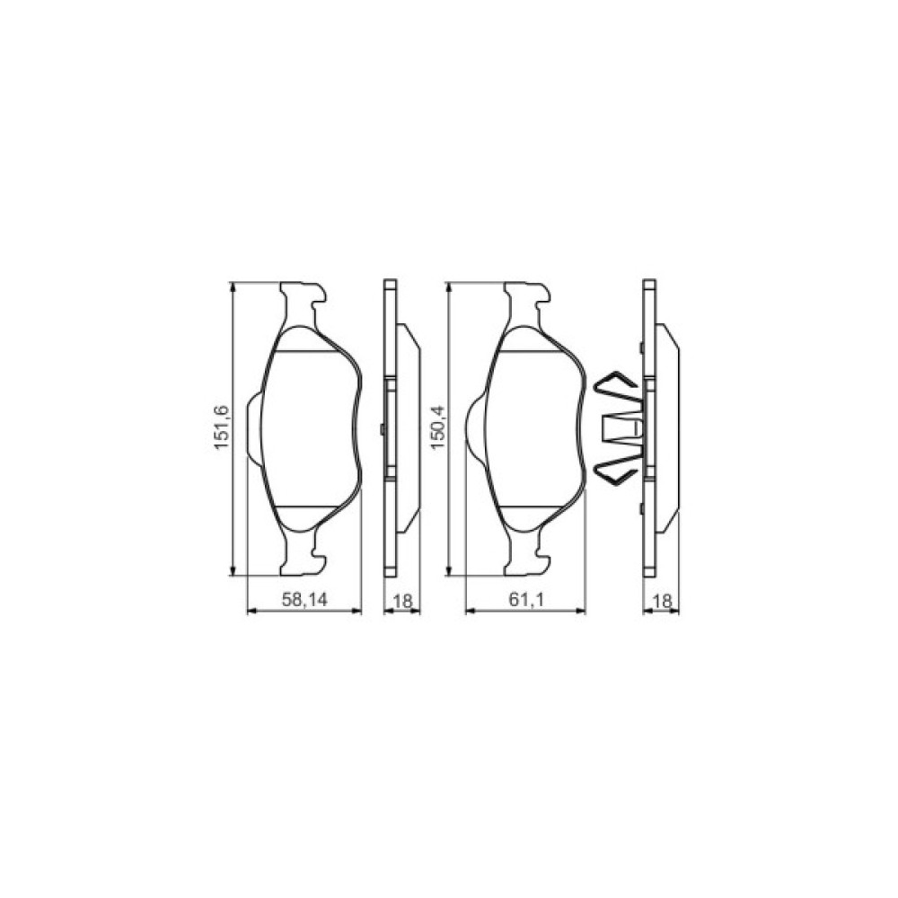 Гальмівні колодки Bosch 0 986 495 220