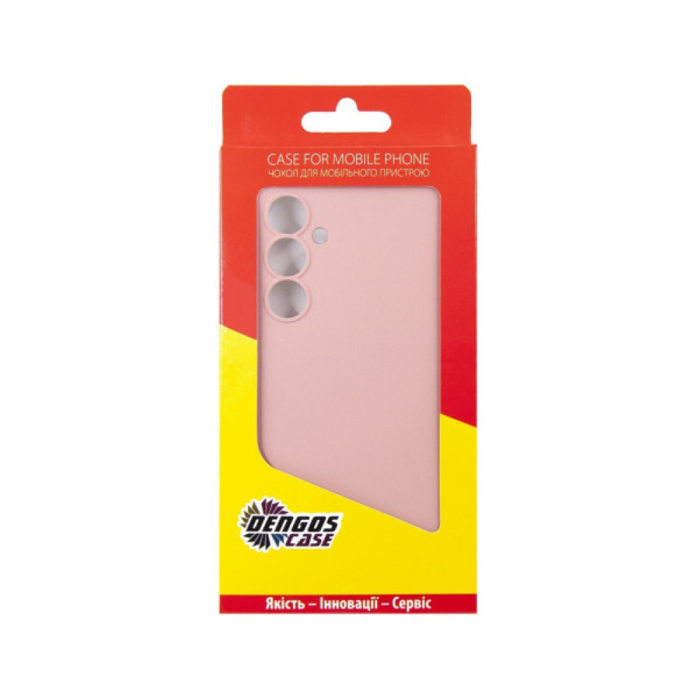 Чохол до мобільного телефона Dengos Soft Samsung Galaxy A55 5G (Pink) (DG-TPU-SOFT-57)