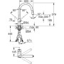 Змішувач для кухні Grohe Minta, довж.виливу - 185мм, поворотний/витяжний, графіт темний матовий