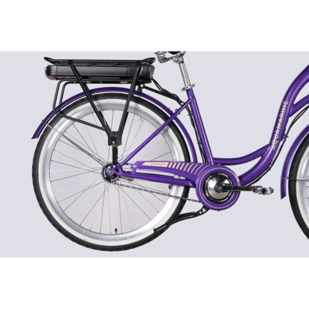 Електровелосипед Dorozhnik 26" eAQUAMARINE BH рама-17" 36B 13А*г 500Вт 2026 фіолетовий (ELB-D-26-295)