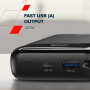Батарея універсальна Canyon 10000mAh OnPower 104 PD/20W, QC/22.5W built-in cable Black (CNS-CPB104B)