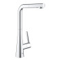 Змішувач для кухні Grohe Scala, довж.виливу - 205мм, поворотний/витяжний, 1важіль, хром