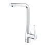 Змішувач для кухні Grohe Scala, довж.виливу - 205мм, поворотний/витяжний, 1важіль, хром