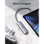 Концентратор Ugreen USB-C to 3xUSB 3.0 + HDMI + SD/TF CM195 gray (70410) Концентратор Ugreen USB-C to 3xUSB 3.0 + HDMI + SD/TF CM195 gray (70410)