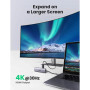 Концентратор Ugreen USB-C to 3xUSB 3.0 + HDMI + SD/TF CM195 gray (70410) Концентратор Ugreen USB-C to 3xUSB 3.0 + HDMI + SD/TF CM195 gray (70410)