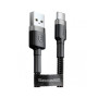 Дата кабель USB 2.0 AM to USB-C 1.0m 3A grey-black Baseus (CATKLF-BG1)