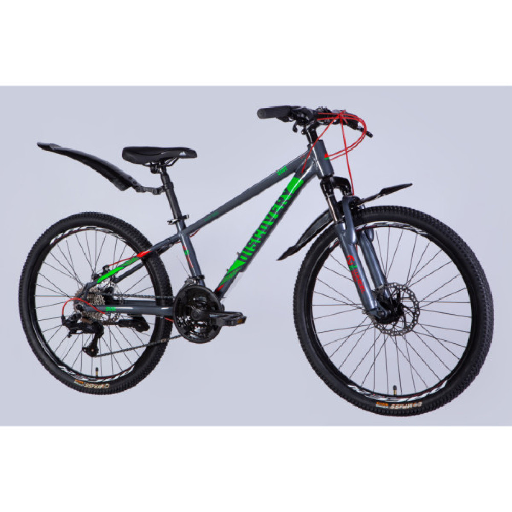 Велосипед Discovery 24" QUBE DD CS рама-11,5" AL 2025 сірий (OPS-DIS-24-336)