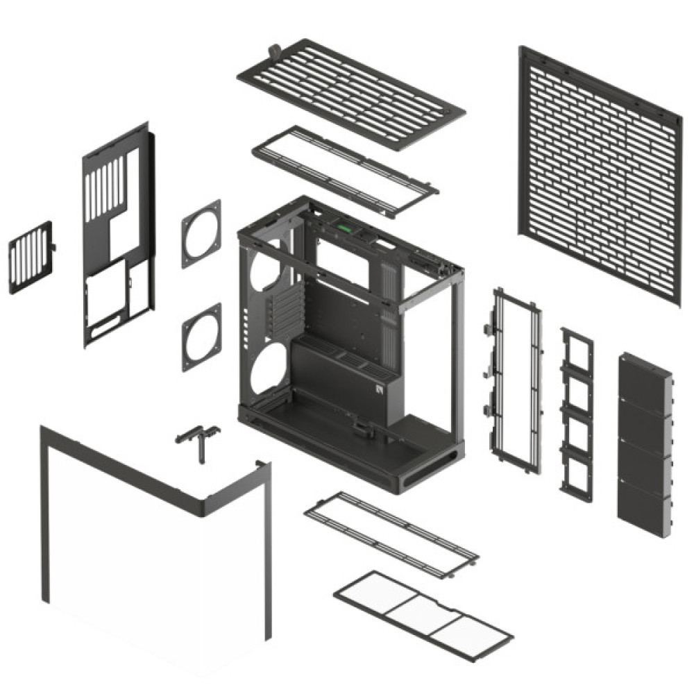 Корпус для ПК HAVN HS 420 Base Edition Black (HVN-CA-HS420-06)