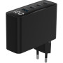 Зарядний пристрій Gembird 3xUSB-C PD100W + 1xUSB QC3.0 30W black (TA-UC-PDQC100LCD-01-BK)