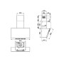 Витяжка кухонна Faber DAISY + WH A80 Витяжка кухонна Faber DAISY + WH A80