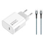 Зарядний пристрій ColorWay C102A Power Delivery 20W USB-C + cable USB-C to USB-C 1.0m 3.0A 65W grey (CW-CHS026PD-WT/CBPDCC040-GR) Зарядний пристрій ColorWay C102A Power Delivery 20W USB-C + cable USB-C to USB-C 1.0m 3.0A 65W grey (CW-CHS026PD-WT/CBPDCC040-GR)