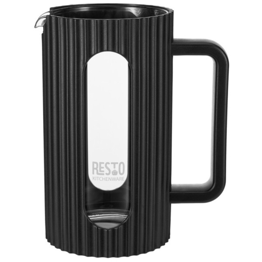 Френч-прес Resto Keid бамбук 1000 мл чорний (90531)