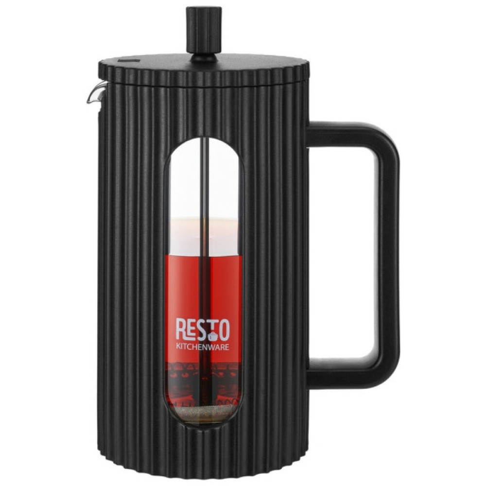 Френч-прес Resto Keid бамбук 1000 мл чорний (90531)