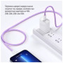 Дата кабель USB-C to USB-C 1.0m 60W 3.0А purple ColorWay (CW-CBPDCC061-PU) Дата кабель USB-C to USB-C 1.0m 60W 3.0А purple ColorWay (CW-CBPDCC061-PU)