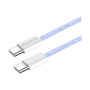 Дата кабель USB-C to USB-C 1.0m 60W 3.0А purple ColorWay (CW-CBPDCC061-PU) Дата кабель USB-C to USB-C 1.0m 60W 3.0А purple ColorWay (CW-CBPDCC061-PU)