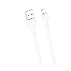 Дата кабель USB 2.0 AM to Lightning 2.0m 2.1A white XO (CB-200UL)