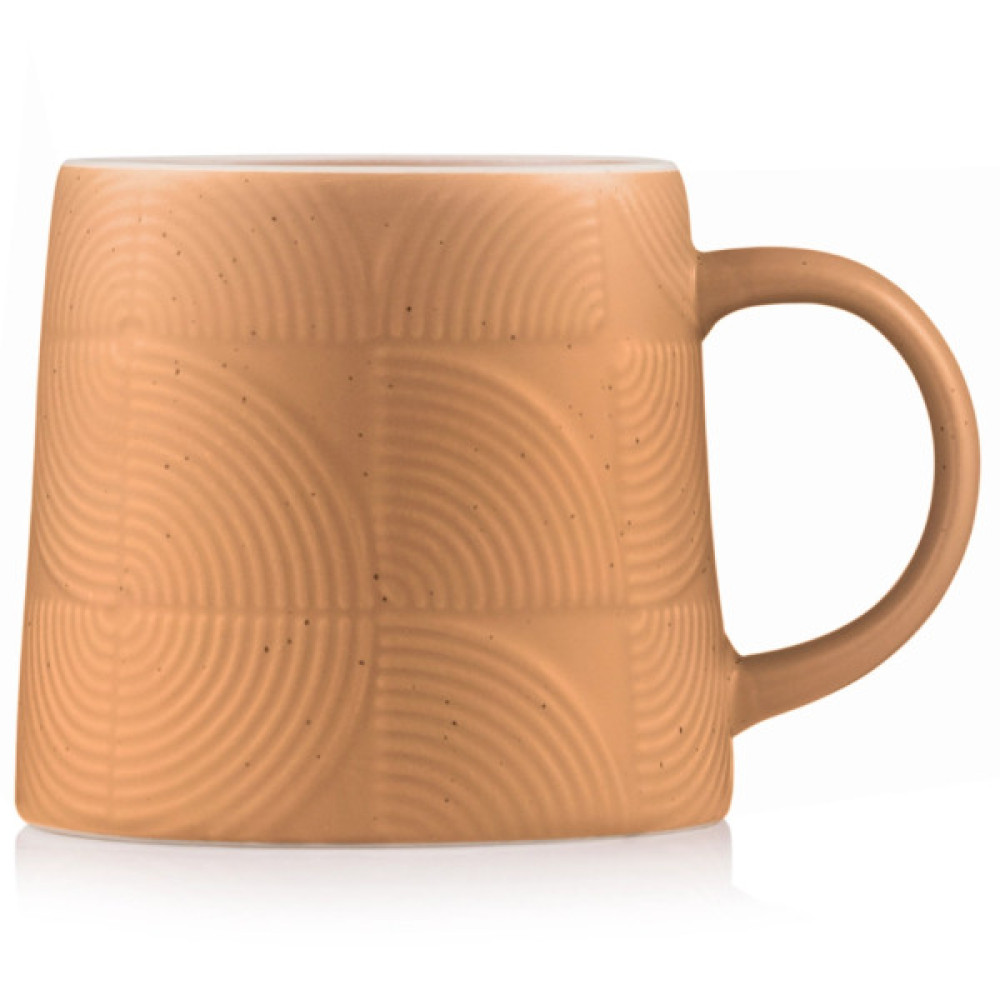 Чашка Ardesto Dafne, 420мл, кераміка, коричневий (AR3067B)