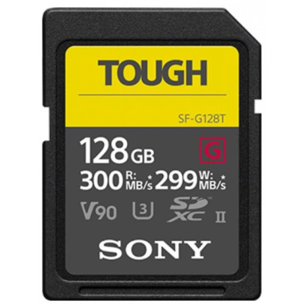 Карта пам'яті Sony SDXC  128GB C10 UHS-II U3 V90 R300/W299MB/s Tough