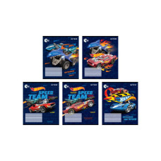 Зошит Kite Hot Wheels , 12 аркушів, лінія (HW22-234) Зошит Kite Hot Wheels , 12 аркушів, лінія (HW22-234)