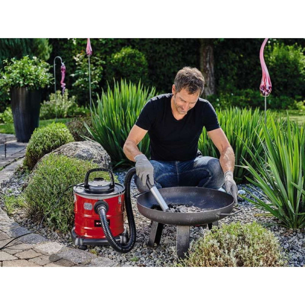 Пилосос професійний для золи Einhell TC-AV 1720 DW, 1250 Вт, 175мБар, контейнер 20л, 3.7кг