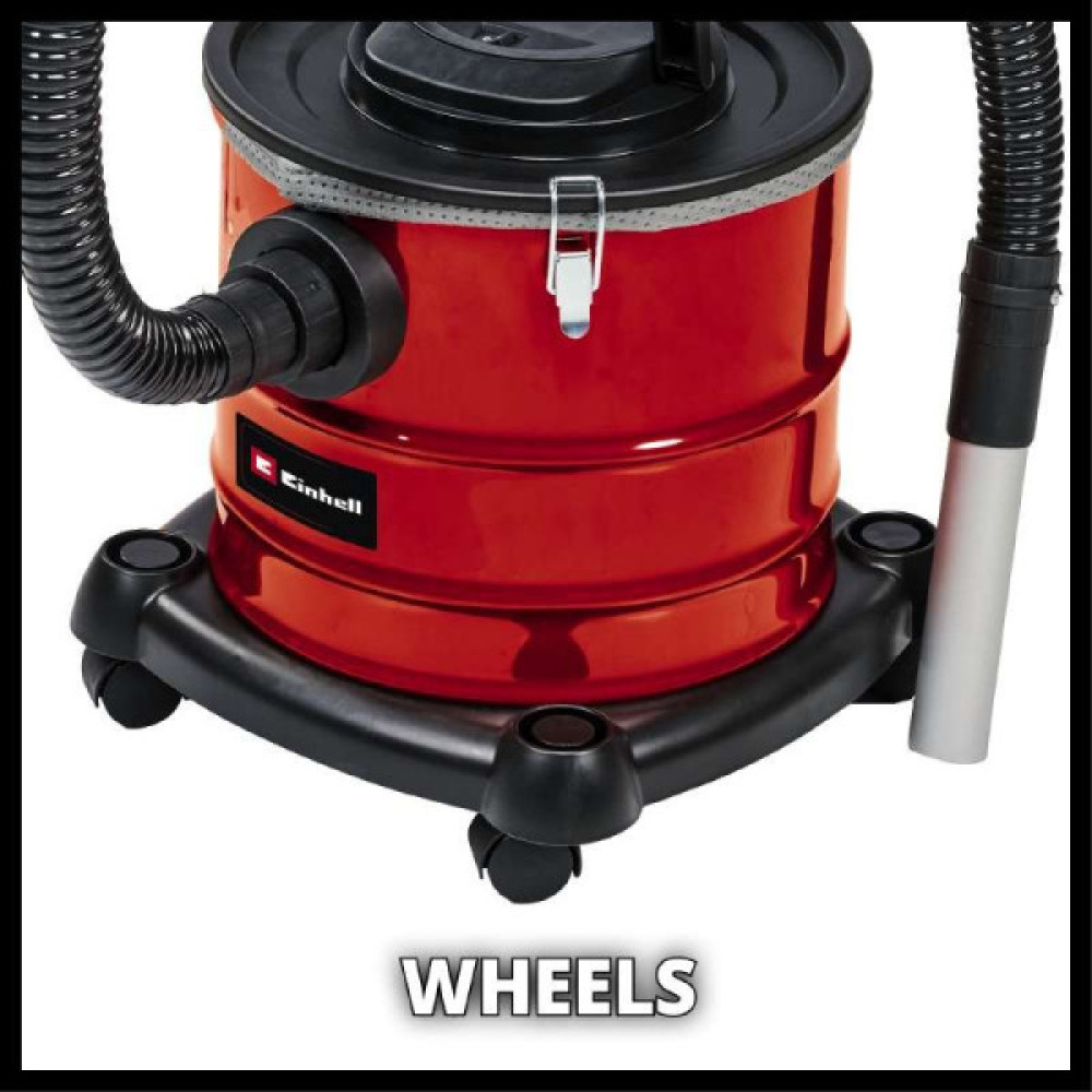 Пилосос професійний для золи Einhell TC-AV 1720 DW, 1250 Вт, 175мБар, контейнер 20л, 3.7кг