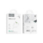 Зарядний пристрій HOCO C111A Lucky 1xUSB-C PD30W + 1xUSB QC3.0 White (6931474790866)