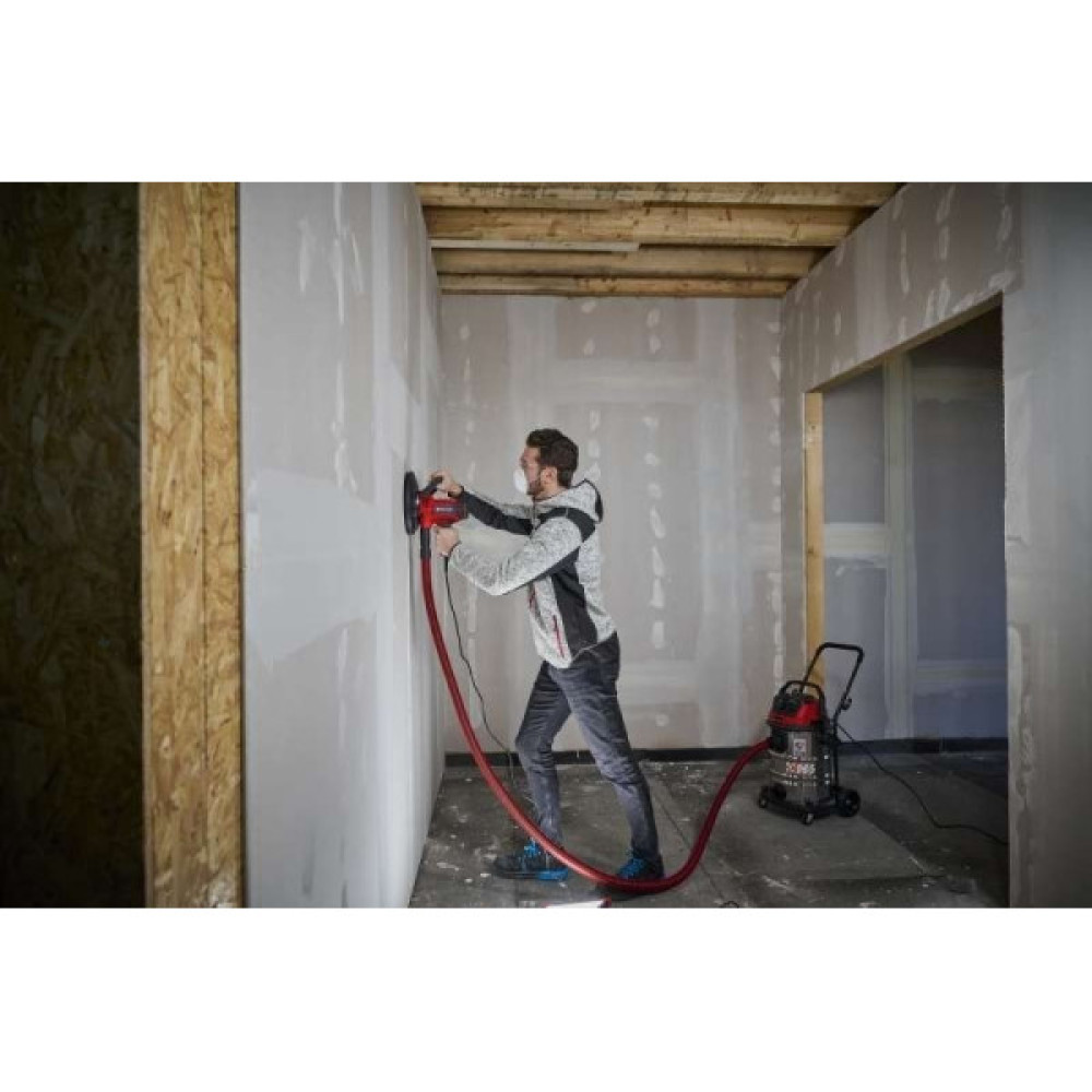 Шліфмашина для стін Einhell TC-DWS 225 1220 Вт d225 мм 1500-2300об·хв набір шліфпаперу 6 шт 2.7 кг