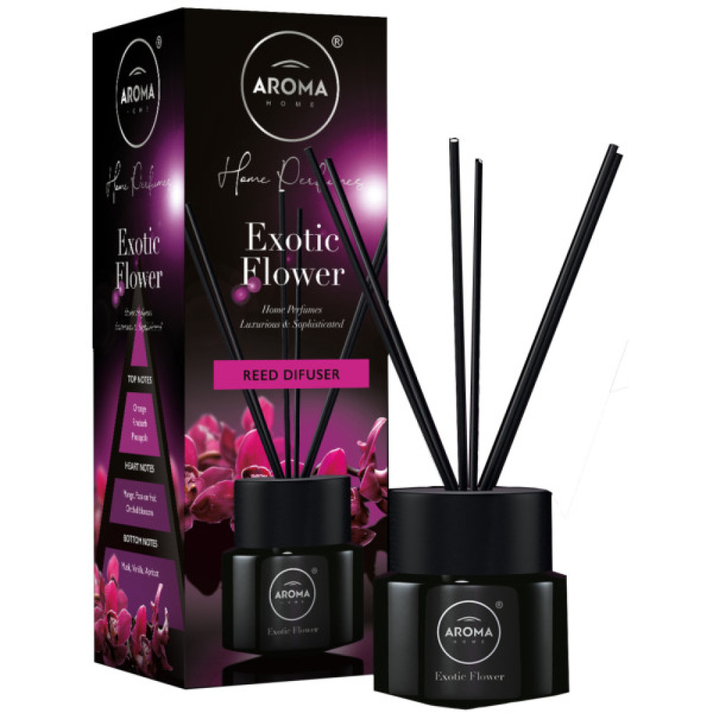 Аромадифузор Aroma Home Black Series - Exotic Flower 100 мл (5902846835066)