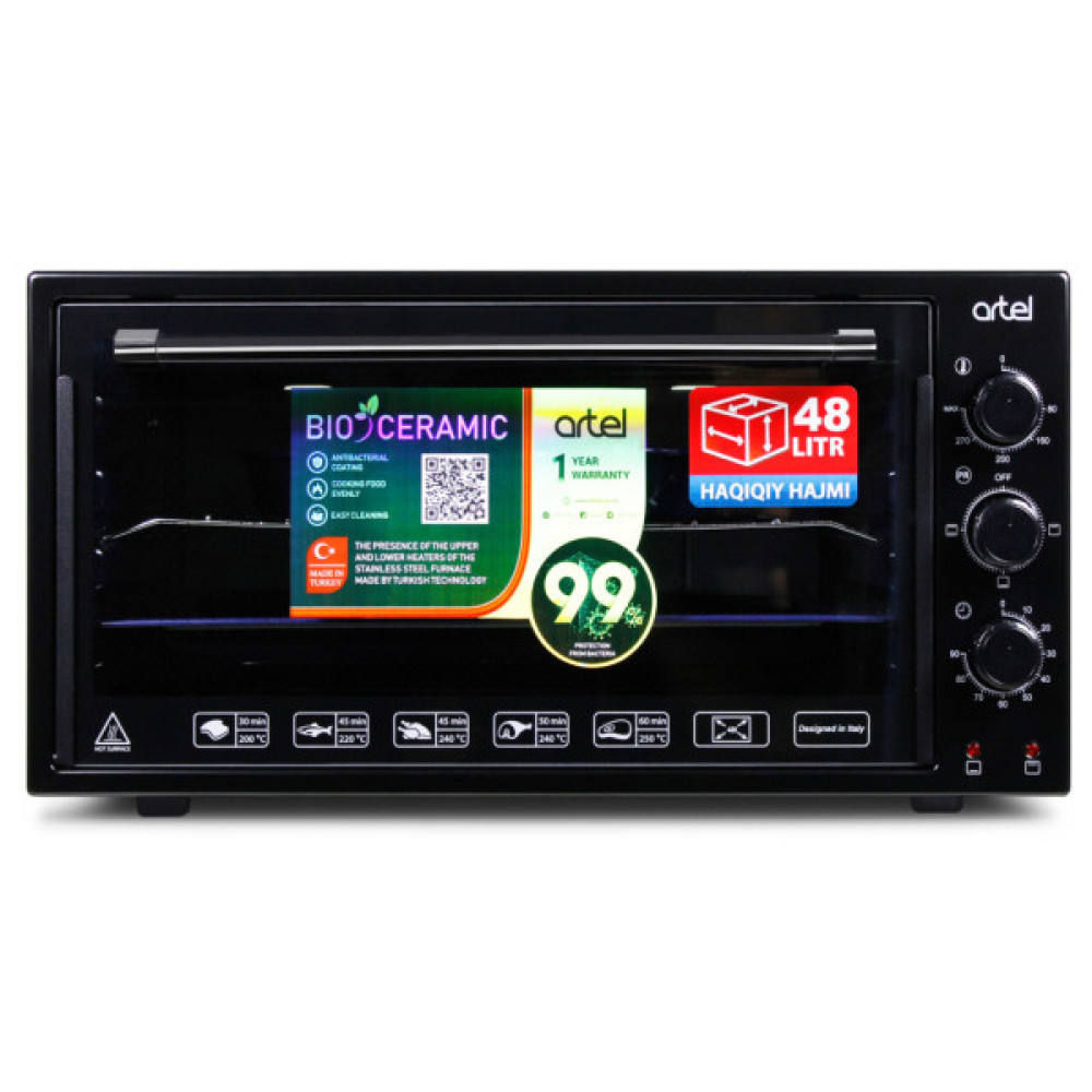 Електропіч Artel MD 4816 Black-red