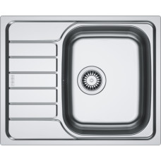 Мийка кухонна Franke Spark, нерж.сталь, прямокутник, з крилом, 620х500х160мм, чаша - 1, накладна, SKL 611-62, нерж декор