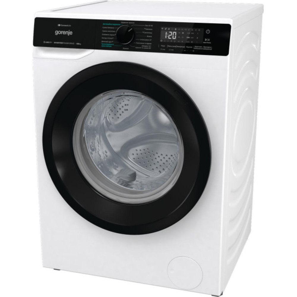 Прально-сушильна машина Gorenje фронтальна, 8(5)кг, 1400, A+, 51см, дисплей, інвертор, Wi-Fi, білий