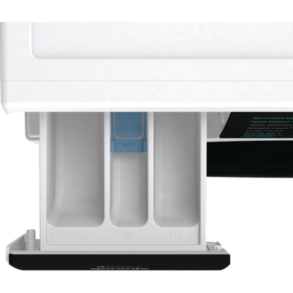 Прально-сушильна машина Gorenje фронтальна, 8(5)кг, 1400, A+, 51см, дисплей, інвертор, Wi-Fi, білий