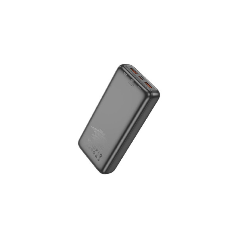 Батарея універсальна HOCO 20000mAh, PD/20W, 22.5W, Black (J121A / 42069)