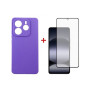 Чохол до мобільного телефона Dengos Kit Xiaomi Redmi Note 14 case Carbon + glass (Purple) (DG-KM-129) Чохол до мобільного телефона Dengos Kit Xiaomi Redmi Note 14 case Carbon + glass (Purple) (DG-KM-129)