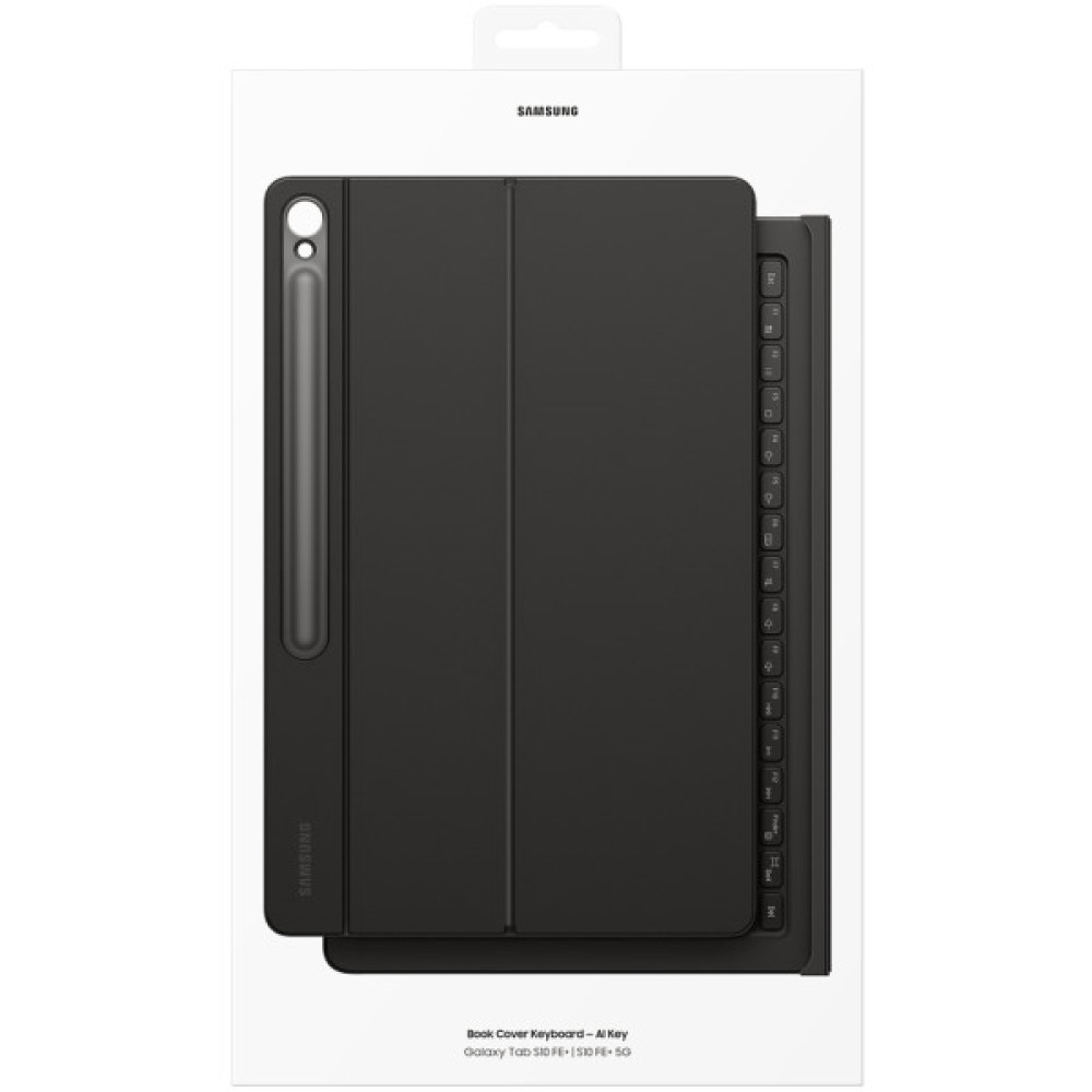 Чохол до планшета Samsung Book Cover Keyboard - AI Key Galaxy Tab S10 FE+ Black (EF-DX625BBEGUA)