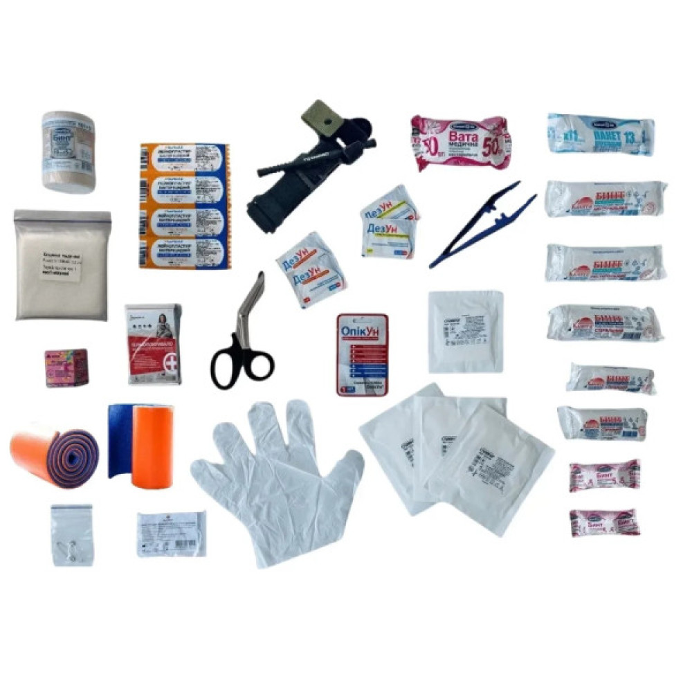 Автомобільна аптечка Poputchik 02-097-М