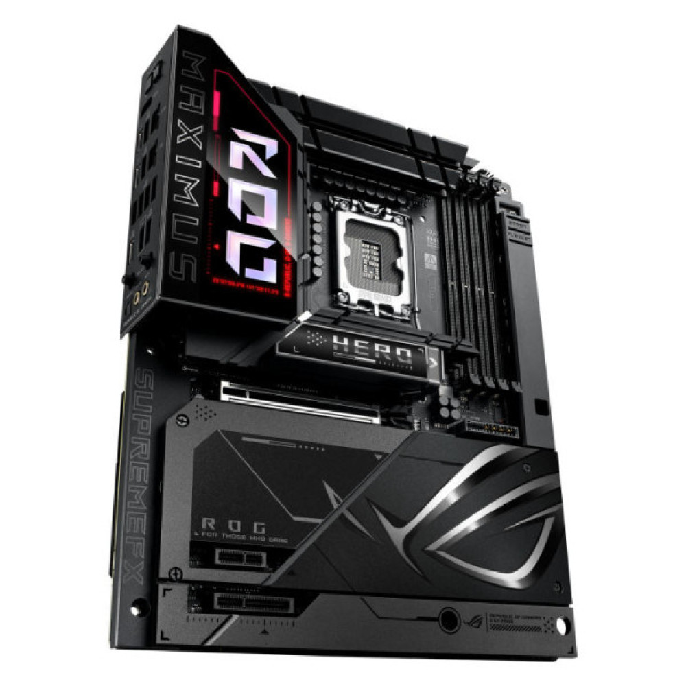 Материнcька плата ASUS ROG MAXIMUS Z890 HERO BTF s1851 Z890 4xDDR5 M.2 Thunderbolt HDMI Wi-Fi BT ATX BTF приховане підключення роз'ємів