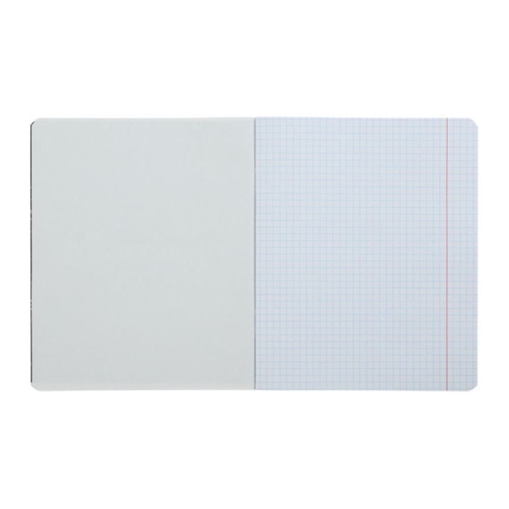 Зошит ZiBi BLACK 36 аркушів, клітинка чорний-сірий (ZB.1730-77)