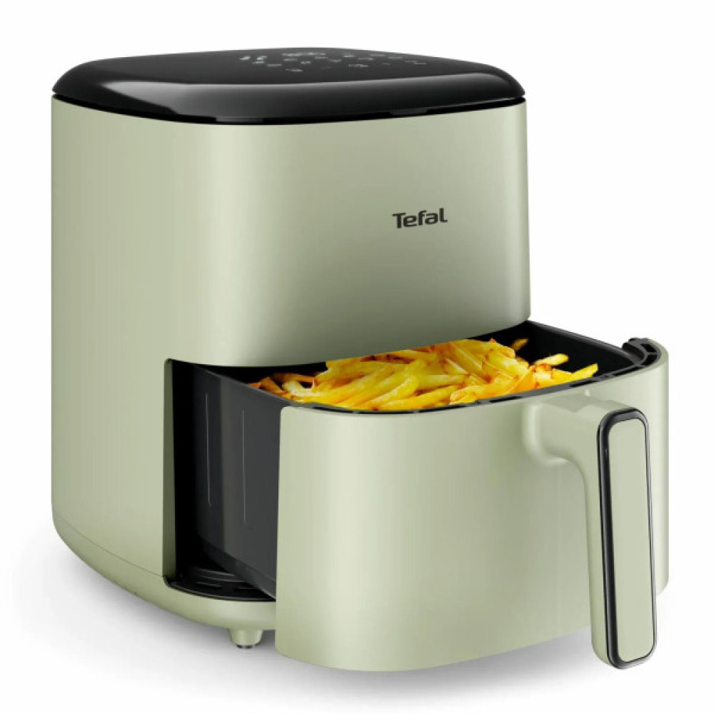 Мультипіч Tefal Easy Fry Max, 1500Вт, чаша-5л, сенсорне керув., 10 програм, пластик, світло-зелений