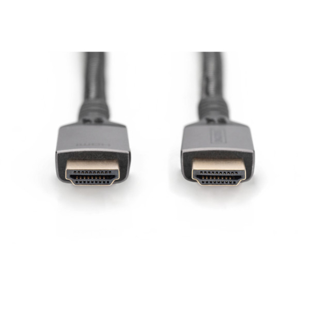 Кабель мультимедійний HDMI M to HDMI M 3.0m V2.1 8K60Hz 48Gbps black Digitus (DB-330200-030-S)