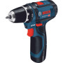 Шурупокрут-дриль акумуляторний Bosch Professional GSR 12V-15 2х2А·год 30Нм 400·1300об·хв 0.89кг GAL 12V-20 + набір ручного інструменту