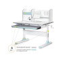 Парта Mealux Edmonton Multicolor BL з полицею (BD-610 W/МС + BL с полкой) Парта Mealux Edmonton Multicolor BL з полицею (BD-610 W/МС + BL с полкой)