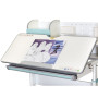 Парта Mealux Edmonton Multicolor BL з полицею (BD-610 W/МС + BL с полкой) Парта Mealux Edmonton Multicolor BL з полицею (BD-610 W/МС + BL с полкой)