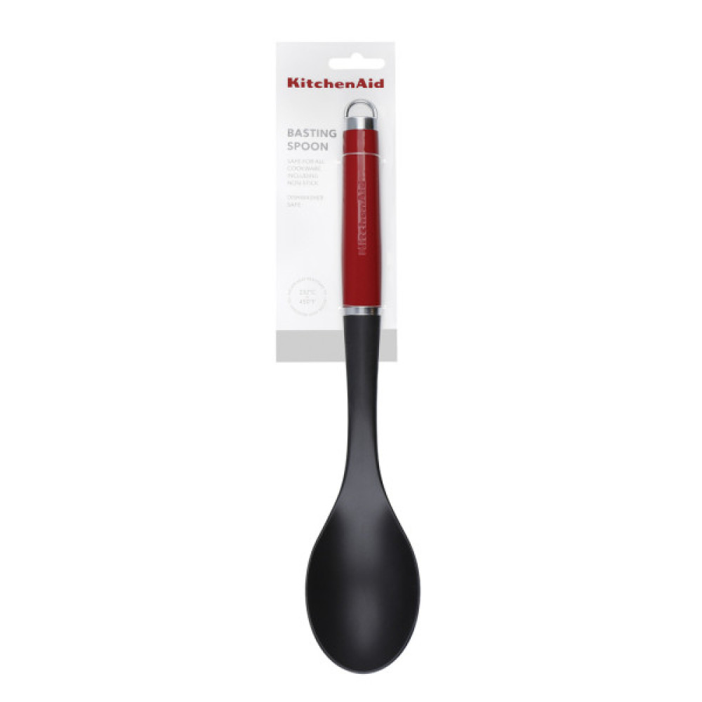 Ложка кухарська KitchenAid Coreline для сервіровки, 35,3 см, червона (KAG003OHERE)