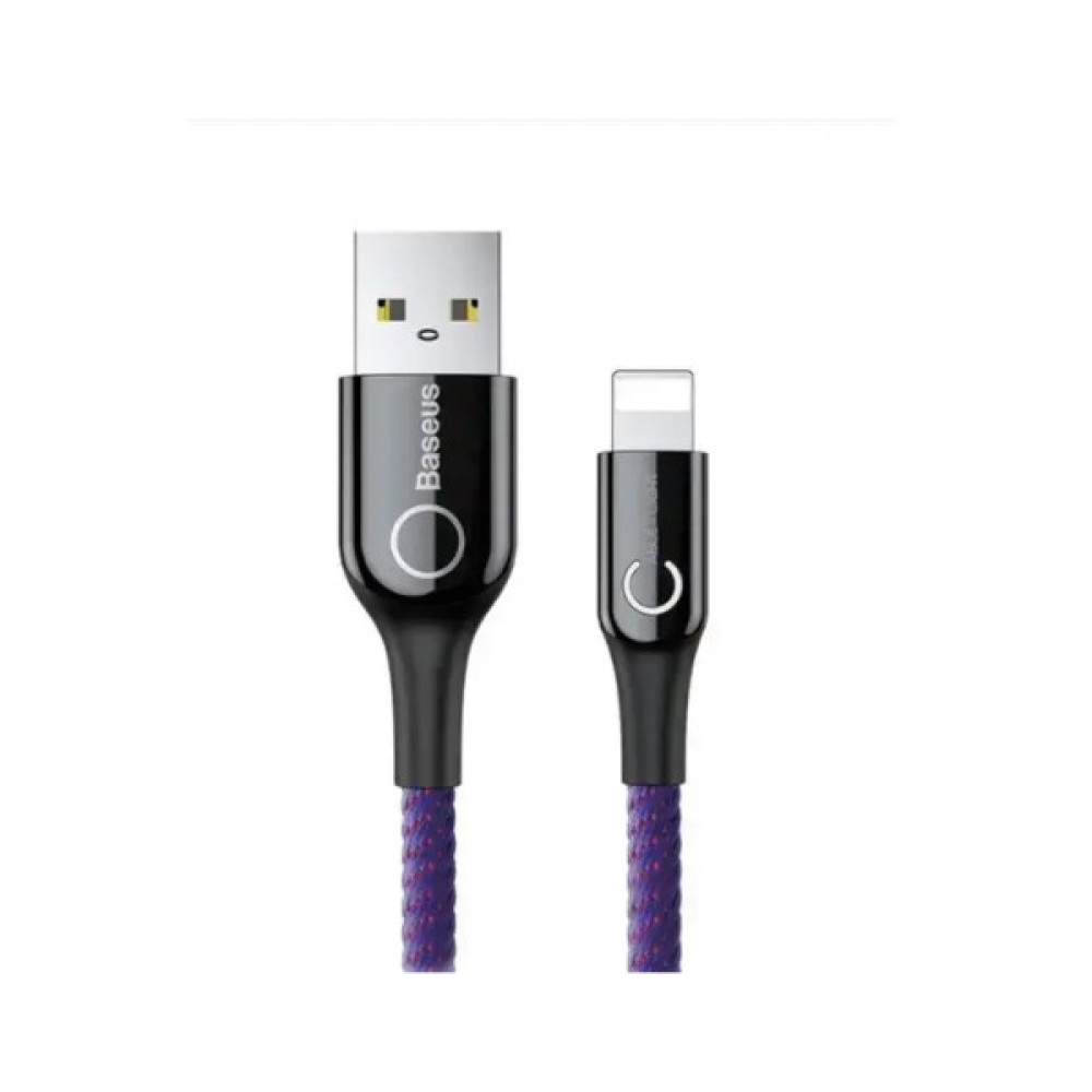 Дата кабель USB 2.0 AM to Lightning 1.0m 2.4A purple Baseus (CALCD-05) Дата кабель USB 2.0 AM to Lightning 1.0m 2.4A purple Baseus (CALCD-05)