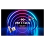 Дата кабель USB 2.0 AM to USB-C 3.0m 3A 90° corner US176 black Ugreen (70875) Дата кабель USB 2.0 AM to USB-C 3.0m 3A 90° corner US176 black Ugreen (70875)