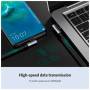 Дата кабель USB 2.0 AM to USB-C 3.0m 3A 90° corner US176 black Ugreen (70875) Дата кабель USB 2.0 AM to USB-C 3.0m 3A 90° corner US176 black Ugreen (70875)