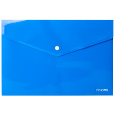 Папка - конверт Economix А4 180 мкм фактура "глянець", синя (E31301-02)